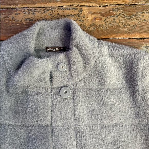 J.Mclaughlin Womens Tripp Button Up Fuzzy Sweater Coat ~ Size Medium 🧡🍄 - Picture 7 of 9